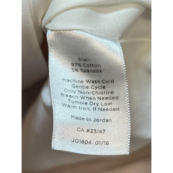 Talbots Women's Cotton Pencil Skirt Flat Front Sz 8p Multicolor Paisley Back Zip - Picture 4 of 11